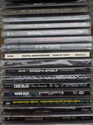 Lote de 25 CDs de Rap Internacional