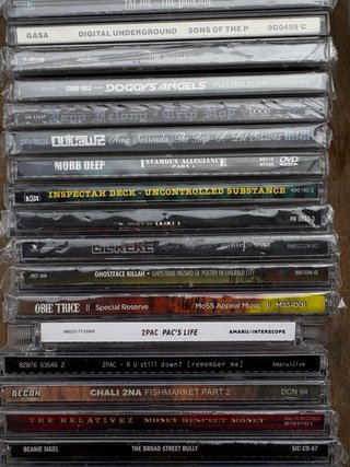 Lote de 25 CDs de Rap Internacional