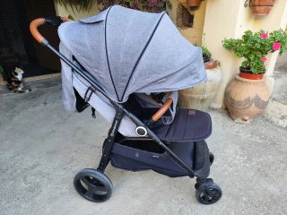 Silla de paseo Kinderkraft gris