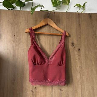 Top encaje Bershka