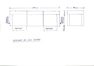 Sofá modular de piel beige
