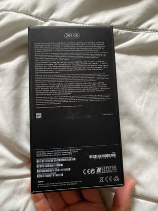 Iphone 11 pro max 256 gb