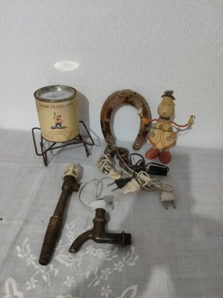 Lote artículos antiguos de colección