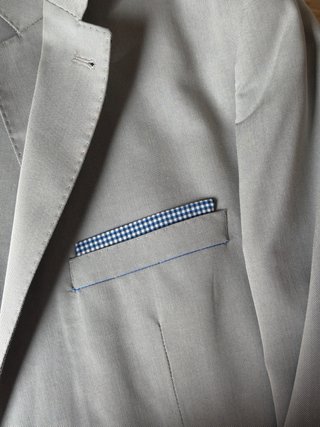 Traje Zara Man Gris y Navy