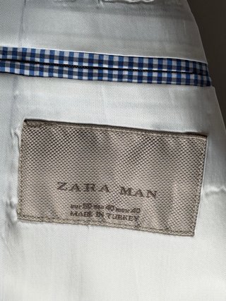 Traje Zara Man Gris y Navy