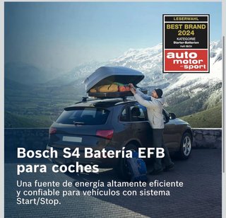 Batería de coche Bosch S4 E08 70Ah 760A