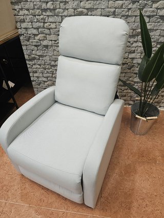 Sillón Individual Reclinable Azul