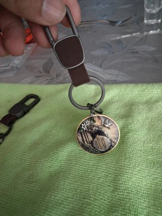Set de 2 Llaveros Religiosos de Metal