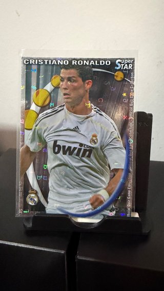 Cromo Cristiano Ronaldo Super Star 2010/11 Letras