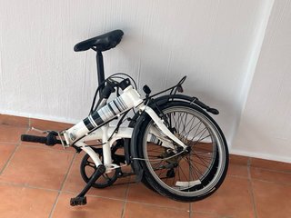 Bicicleta Plegable Dahon Blanca