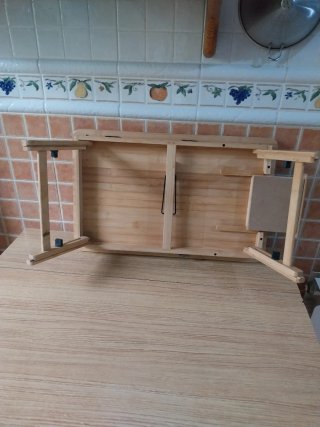 Mesa Auxiliar Plegable de pino  InnovaGoods