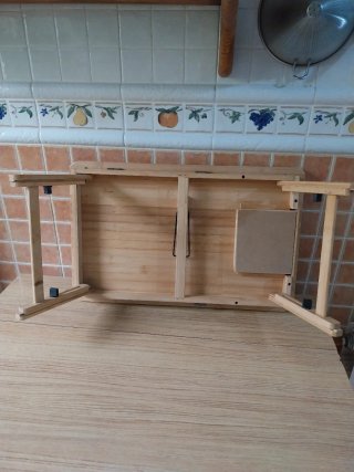 Mesa Auxiliar Plegable de pino  InnovaGoods