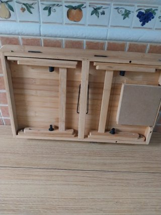 Mesa Auxiliar Plegable de pino  InnovaGoods