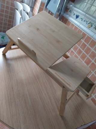 Mesa Auxiliar Plegable de pino  InnovaGoods