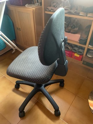 Mesa escritorio madera y metal