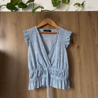 Blusa estampada Bershka