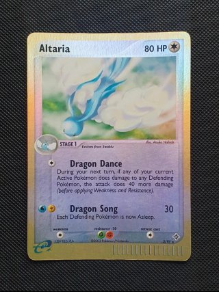 Carta Pokémon Altaria Reverse Holo EX Dragon