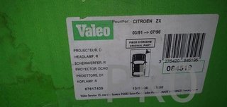 faro citroen ZX derecho valeo