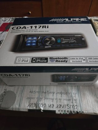 Autorradio Alpine CDA-117Ri MP3/WMA/AAC