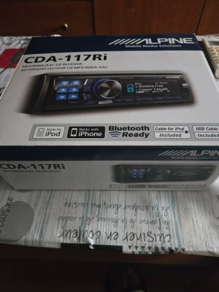 Autorradio Alpine CDA-117Ri MP3/WMA/AAC