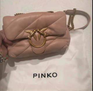 Borsa a tracolla Pinko cipria