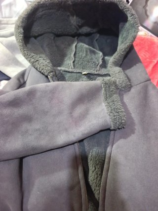 Chaqueta con Pelo Interior Gris