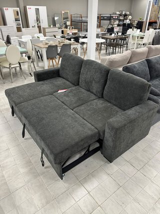 Sofá Cama Gris Tela