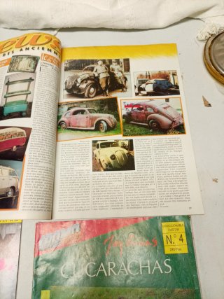 4 revistas VW escarabajo