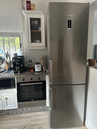 Nevera Bosch Combi Acero Inoxidable