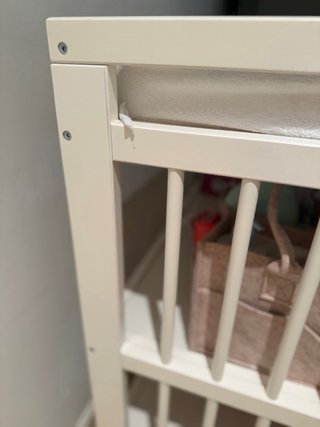 Cambiador Ikea Gulliver con colchoneta Vadra