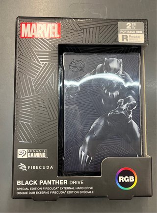 Disco Duro Externo Seagate Black Panther 2TB