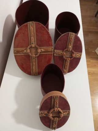 Juego de 3 Cajas Antiguas