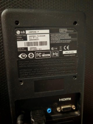 Monitor LG 22MP55HQ FHD Negro