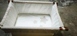 Cuna moisés de madera para bebé