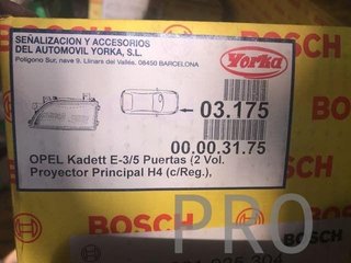 Faro derecho opel kadett nuevo