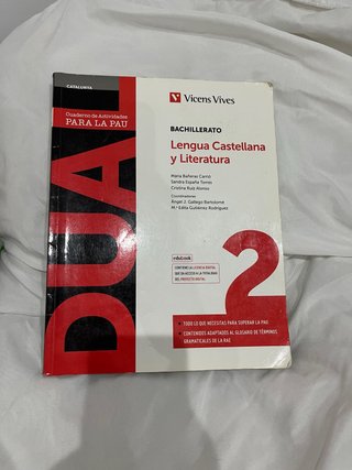 Lengua castellana y literatura, 2 Bachillerato