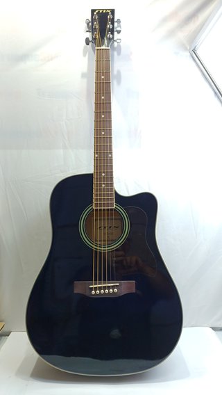 Guitarra Acústica Stix C1-BC Negra con Funda