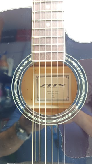 Guitarra Acústica Stix C1-BC Negra con Funda