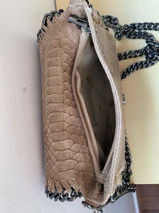 Bolsito Cartera de Piel efecto serpiente