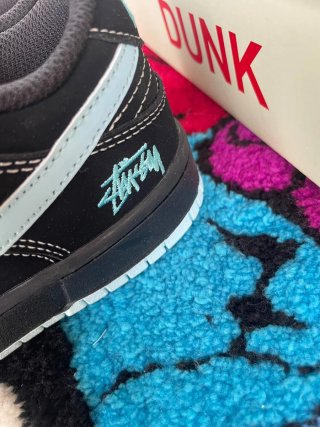 Nike Dunk x Stussy Black Teal