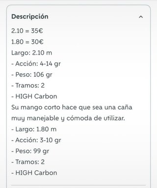 Caña Pesca Teknos Spin Trout Zero 1.80/2.10