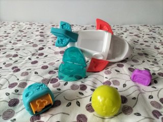 Avión de Juguete Play-Doh con moldes.