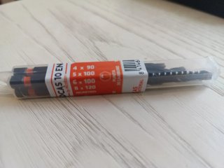 4 Brocas de carburo Multimaterial conecta Hexagono