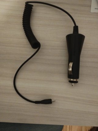 Cargador de Coche con Cable Espiral