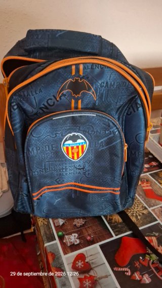 Zaino Valencia CF Nero e Arancione
