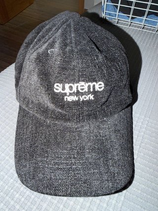 Gorra Supreme Classic Logo 6-Panel Negra