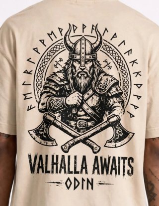 Camiseta Oversize 260 g – Estilo Vikingo ⚔️