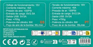 Arrancador de Batería y Compresor Sanda