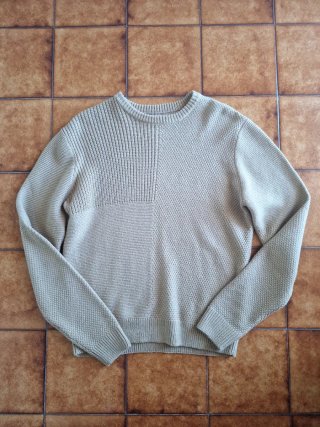 Pullover beige con textura