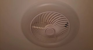 Lámpara con Ventilador de Techo Integrado